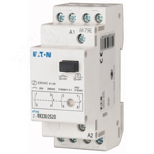 Z-RK230/S Установочное  реле со светодиодн. сигнализацией, и кнопкой 230В, 1НЗ - EATON