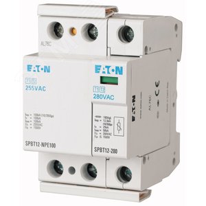 Комплект разрядников класс B+С, 1+PEN  SPBT12-280-1+NPE (0000158308) - EATON
