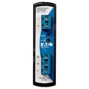 PSG60N24RP,  Блок питания, однофазный, 110-240 V AC/ 24V DC, 2.5 А - EATON