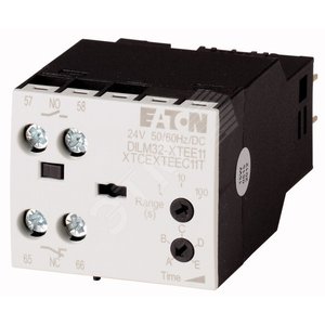 Таймер для DILM, 24 В AC/DC, 0.1-100 c, с задержкой,  DILM32-XTEE11(RA24) - EATON