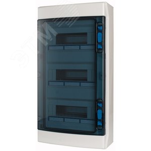IKA-3/36-ST  Шкаф навесной IP65, 3 ряда 36 модулей, профессиональная серия, прозрачная дверь, N/PE к - EATON