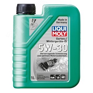 Масло НС-синтетическое для малокубаторной техники LIQUI MOLY (ФРГ) Garten-Wintergerate-Ol 5W-30     всесезонное арт3908/1279 упак.1л. (34688) - ТСС