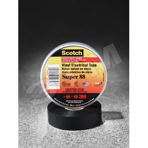Изолента ПВХ черная 19мм 20м Scotch Super 88 - 