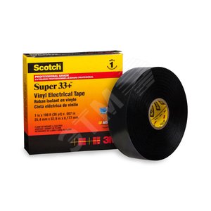 Лента изоляционная 25мм 33м Scotch Super 33+ высш - 
