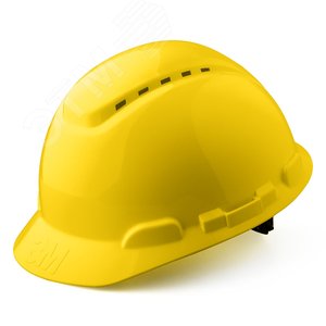 Каска защитная H-700C-GU желтая c вентиляцией - 