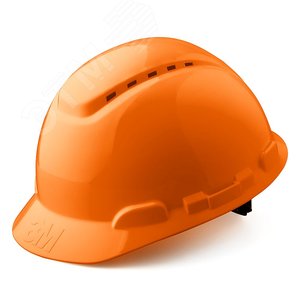 Каска защитная H-700C-OR  оранжевая c вентиляцией - 