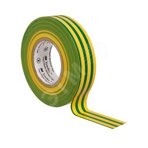 Изолента ПВХ желто-зеленая 19 мм 20 м. Temflex 1300 - 