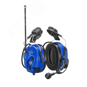Наушники противошумные PELTOR WS LiteCom Pro III Ex  ATEX MT73H7P3E4D10EU-50 с креплением на каску - 
