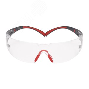 очки открытые защитные из поликарбоната 3M SecureFit SF400 SF401SGAF-RED-EU, с покрытием Scotchgard, - 