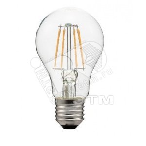 Лампа светодиодная LED 6вт Е27 А60 теплый СДФ-6 - Лисма ООО ССЗ