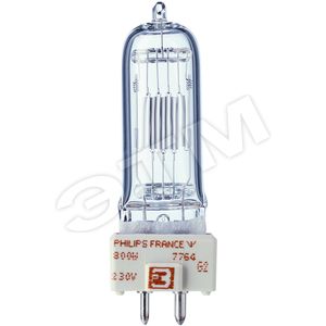 Лампа 7764 800W GY9.5 230V 1CT/10 (18727725) - Philips
