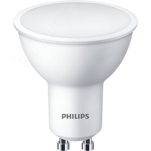 Лампа светодиодная LED MR16 5 Вт 500 Лм 4000 К GU10 К 220-240 В IP20 Ra 80-89 (класс 1В) ESS PHILIPS (929001358617) - Philips