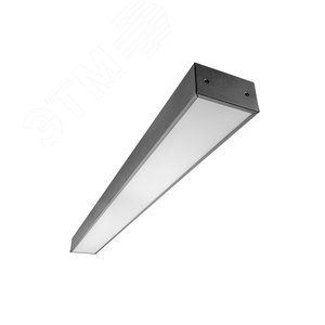 Светильник светодиодный подвесной LED ДПО 34 Вт 3000 Лм 4000 К 220-240 В IP20 1200х120 мм Серый Чрезвычайно широкий луч> 80 ° RC095V PHILIPS (911401723752)