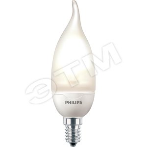 Лампа КЛЛ 8/865 E14 D35x112 3U stick Philips (90321800) - Philips