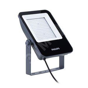 Прожектор светодиодный LED ДО 150 Вт 15000 Лм 3000 К 220-240 В IP65 Черный Асимметричный BVP151 PHILIPS (911401816280)