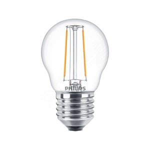 Лампа светодиодная LEDClassic 2-25W P45 E27 WW CL ND APR (929001238708) - Philips