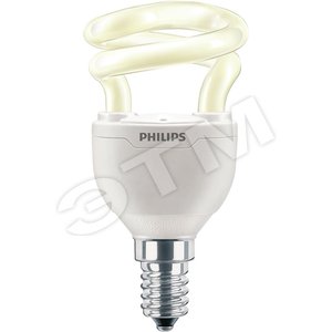 Лампа КЛЛ 5/927 E14 D47x92 спираль Philips (93698800) - Philips