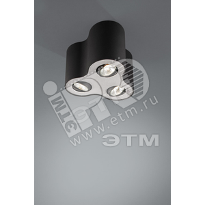 Светильник ИПО-3х35Вт Plymouth GU10 черн. - Philips