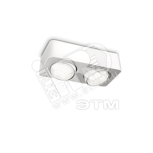 Светильник ФПО-2х9Вт FIRENZE GX53 бел. - Philips