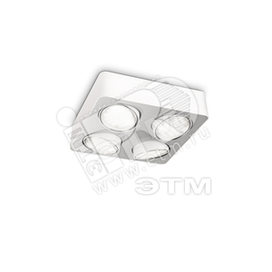Светильник ФПО-4х9Вт FIRENZE GX53 бел. - Philips