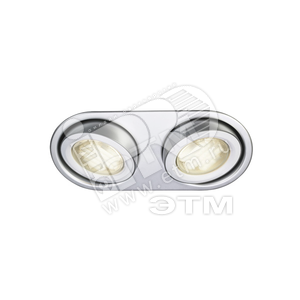 Светильник ФВО-2х9Вт GDANSK GX53 алюм. (596024881) - Philips