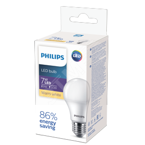 Лампа светодиодная LEDBulb LED 7Вт E27 3000K 230V A60 RCA EcoHome (929001955107)