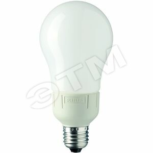 Лампа энергосберегающая КЛЛ 20/827 E27 D71x152 цилиндр (46818510) - Philips