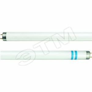 Лампа линейная люминесцентная ЛЛ 30вт TLD Secura 30/830 G13 тепло-белая (89335240) - Philips