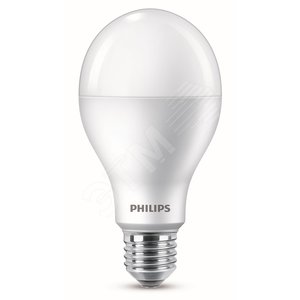 Лампа светодиодная LED A60 5 Вт 1900 Лм 6500 К E27 К 220-240 В IP20 Ra 80-89 (класс 1В) LEDBulb PHILIPS (929002003949)