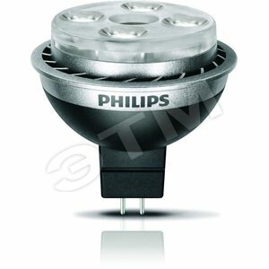 Лампа светодиодная MASTER LEDspot, LED 7, 35Вт, MR16 12В GU5.3 24град, теплый белый (89800200) - Philips