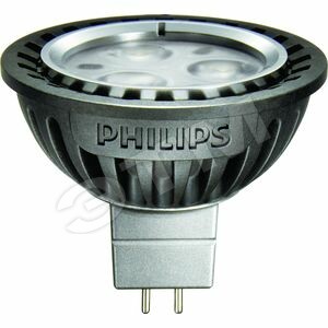 Лампа светодиодная MASTER LEDspot, LED 4, 20Вт, MR16, 12В, GU5.3 24град, теплый белый (89824800) - Philips