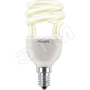 Лампа КЛЛ 8/927 E14 D47x99 спираль Philips (93700800) - Philips