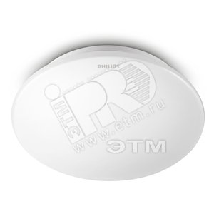 Светильник светодиодный ДБО-16W LED круглый 6500К 1100Лм IP20 пластик белый прозрачный (333623166) - Philips