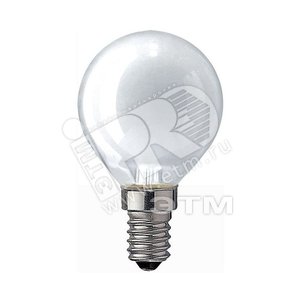 Лампа накаливания декоративная Kryp 60W E14 230V P45 WH 1CT (921429844214) - Philips