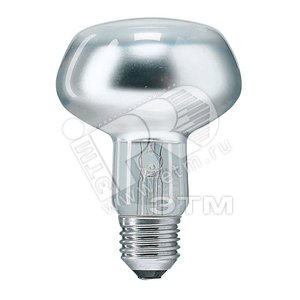 Лампа накаливания зеркальная ЗК 60вт R80 230в E27 Pila (01876978) - Philips