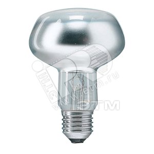 Лампа накаливания зеркальная ЗК 75вт R80 230в E27 (923331244220)