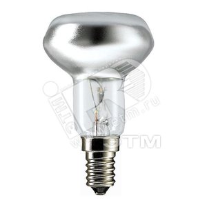 Лампа накаливания зеркальная ЗК 40вт R50 230в E14 (923338544203) - Philips