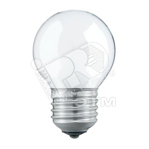 Лампа накаливания декоративная ДШ 60вт P45 230в E 7 матовая (шар) PILA (926000003547) - Philips