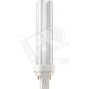 Лампа КЛЛ 18вт PL-C 18/827 2p G24d-2 Philips (62091070) - Philips