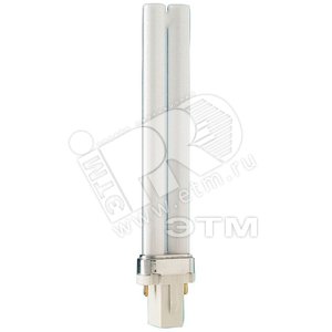 Лампа энергосберегающая КЛЛ 9вт PL-S 9/827 2p G23 MASTER (026079670) - Philips