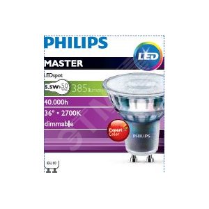 Лампа светодиодная MAS LED ExpertColor 5.5-50W GU10 927 36D (929001347308) - Philips