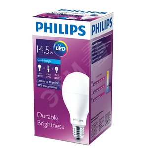 Лампа светодиодная LEDBulb 14.5-120W E27 6500K 230V A67 APR (929001355208) - Philips