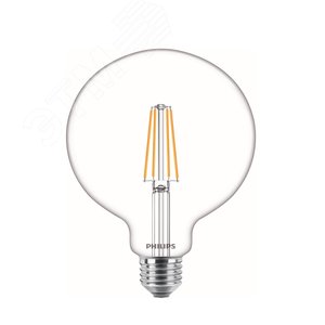 Светодиодная филаментная лампа, 6Вт, 830Лм, цоколь Е27 (929001975108)