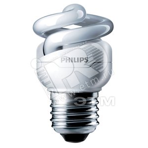 Лампа энергосберегающая Tornado spiral 5W E27 230-240V WW (929689114101) - Philips