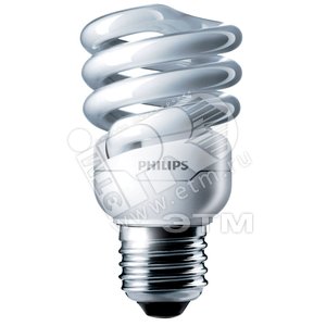 Лампа энергосберегающая КЛЛ 12/827 E27 D47.5x94 спираль Tornado (929689868506) - Philips