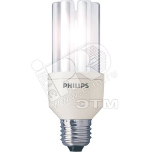 Лампа энергосберегающая КЛЛ 15/827 E27 D40x126 I-образная (075142310) - Philips