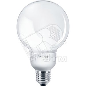 Лампа энергосберегающая КЛЛ 12/827 E27 D95x153 шар (83013545) - Philips