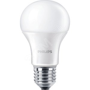 Лампа светодиодная LED A60 12 Вт 1350 Лм 3000 К E27 К 220-240 В IP20 Ra 80-89 (класс 1В) LEDBulb PHILIPS (929001916138)