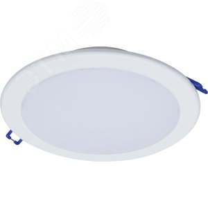 Светильник светодиодный LED ДВО Даунлайт 22 Вт 2000 Лм 4000 К 220-240 В IP20 круг d200 мм DN027B PHILIPS (929002073402)