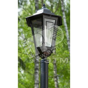 Светильник НТУ-60w E27 IP43 FE1 (d60) черный Евгений (1202010460) - Alfresco